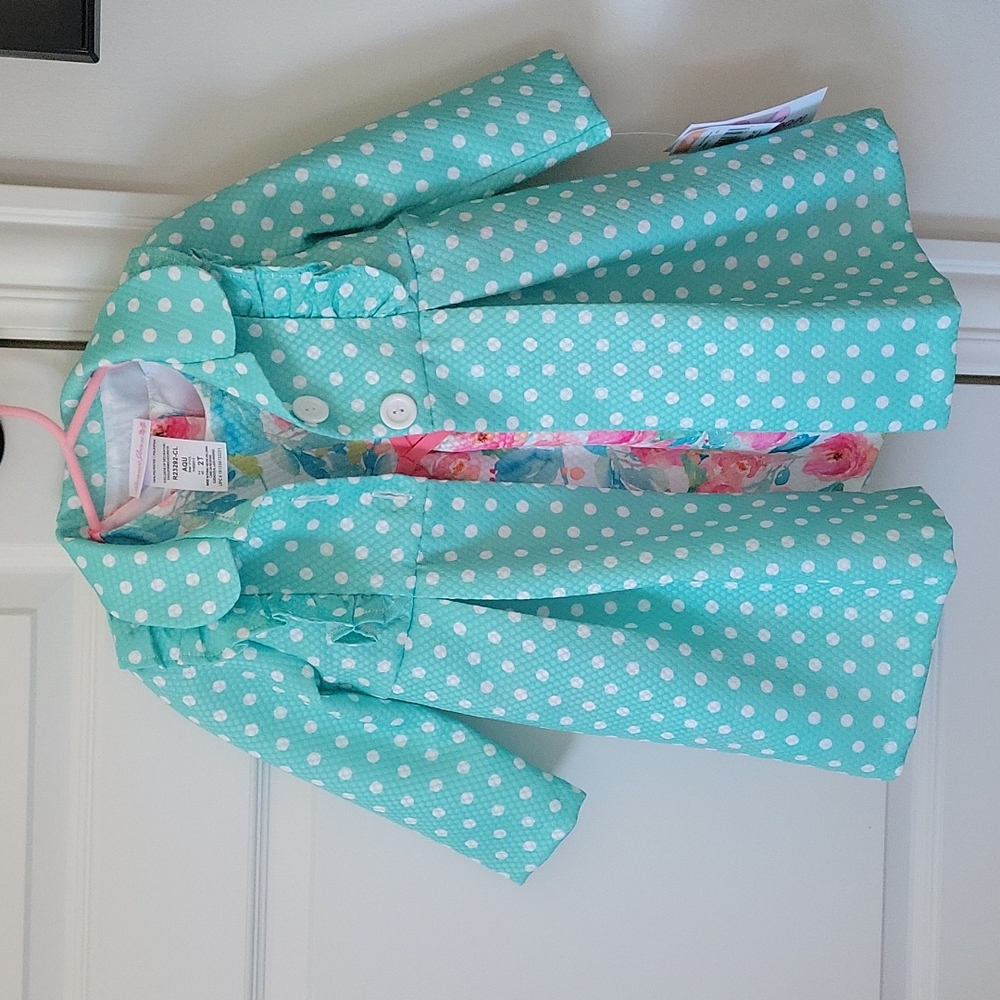 Bonnie Jean dress and jacket set 2T